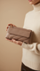 Beige Casual Pouch For Ladies P97679