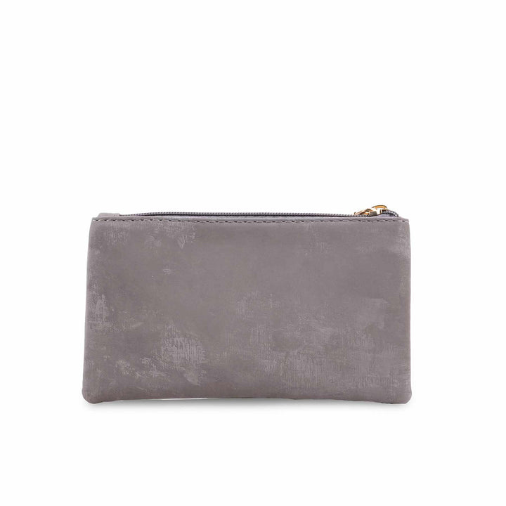 Grey Casual Pouch For Women P97683