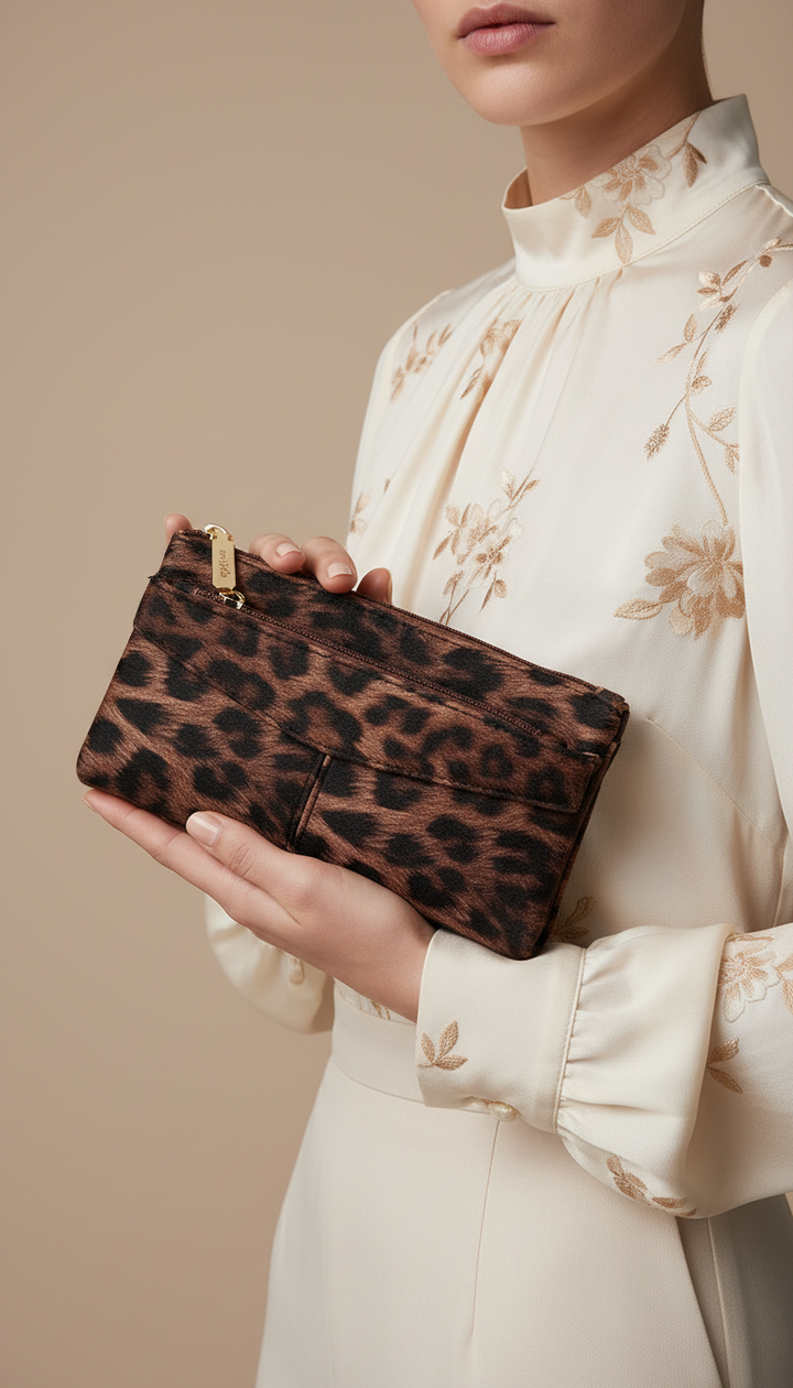 Coffee Casual Pouch For Ladies P97687