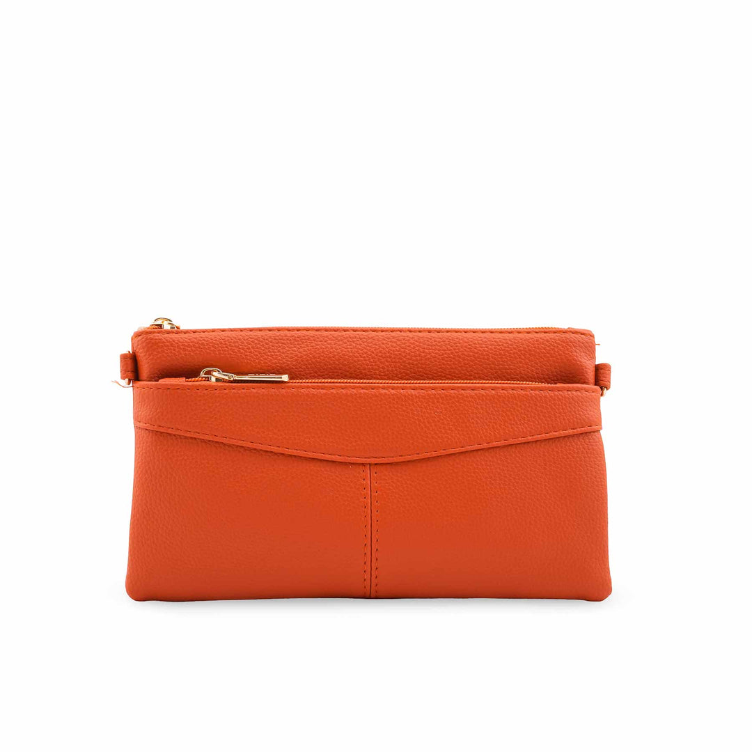 Brown Casual Pouch For Ladies P97688