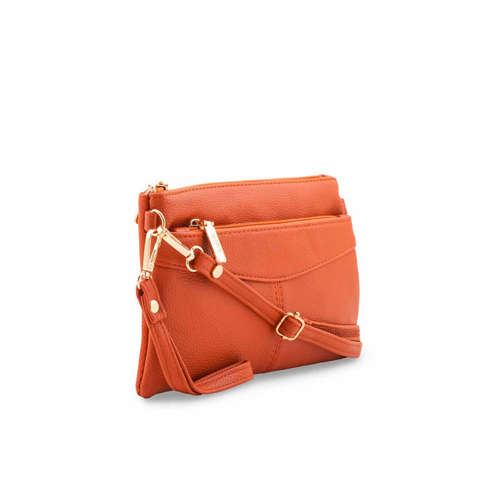 Brown Casual Pouch For Ladies P97688