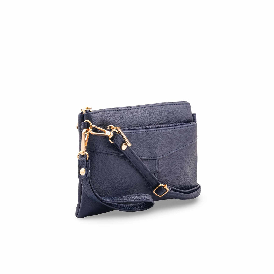 Blue Casual Pouch For Ladies P97688