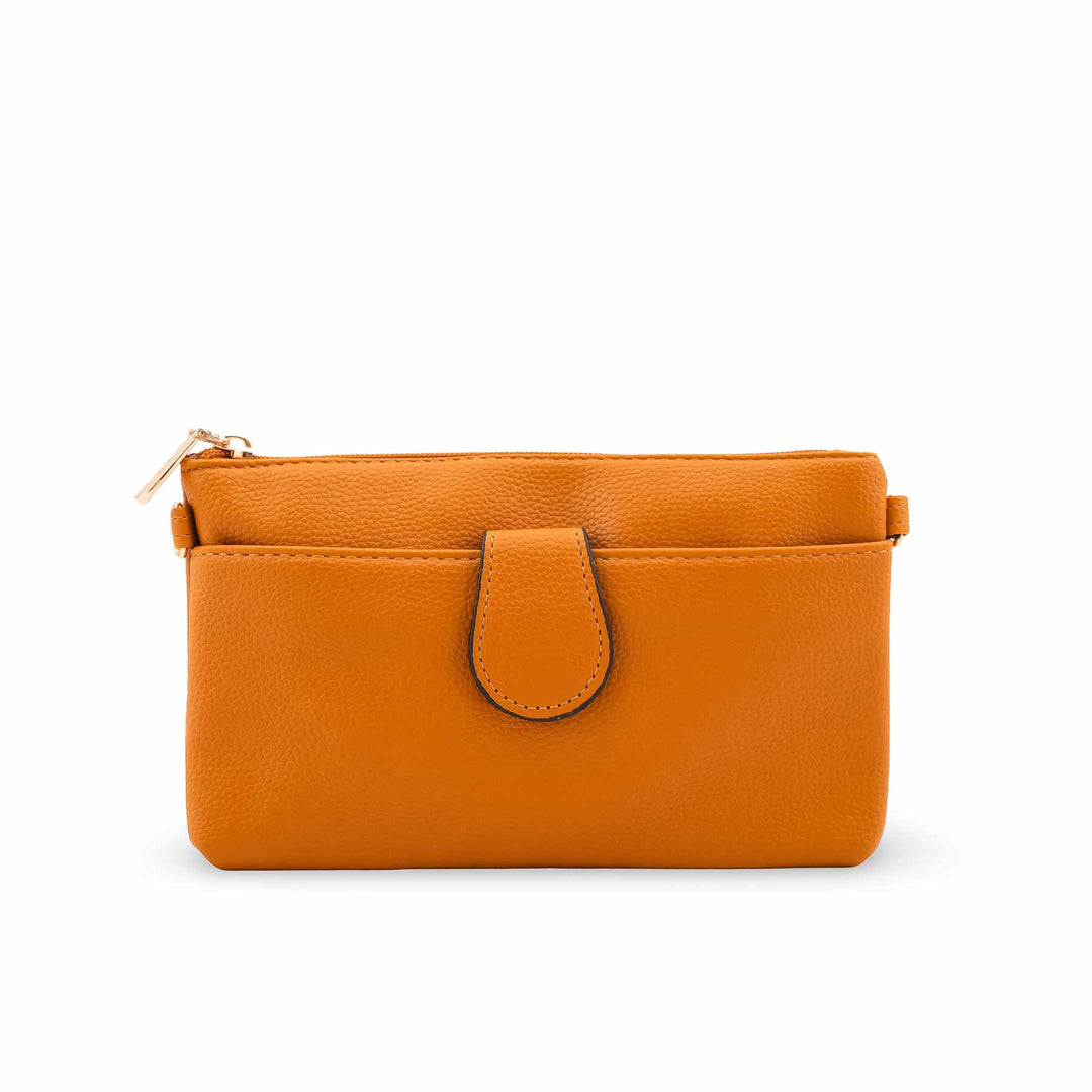 Mustard Casual Pouch For Ladies P97689