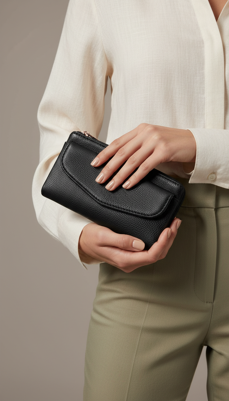 Black Casual Pouch P97693