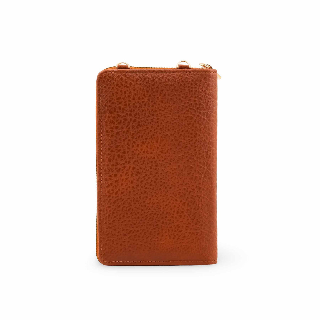 Brown Casual Pouch For Ladies P97700