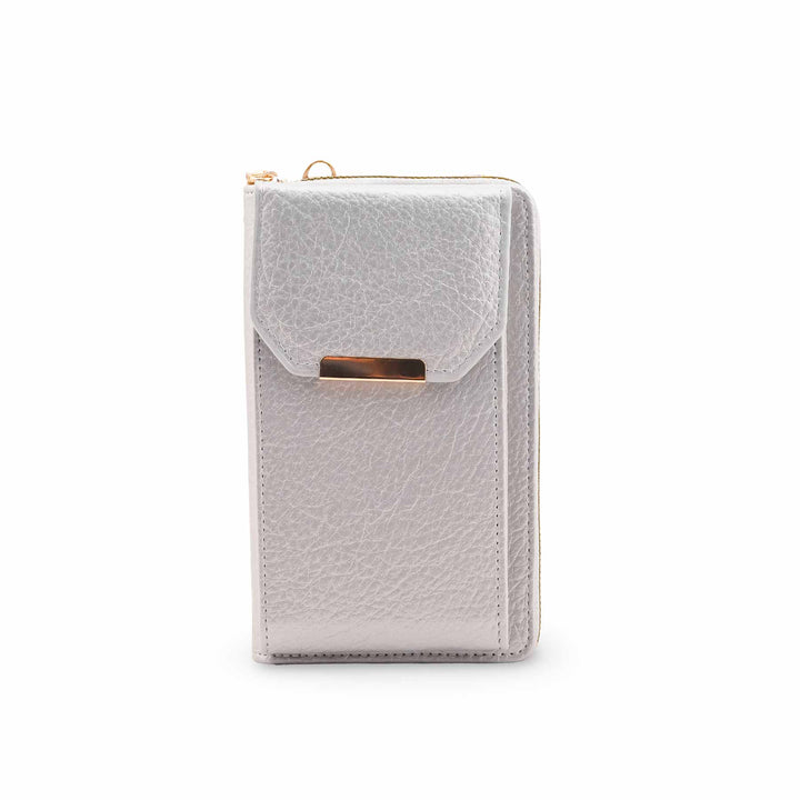 Silver Casual Pouch For Ladies P97700
