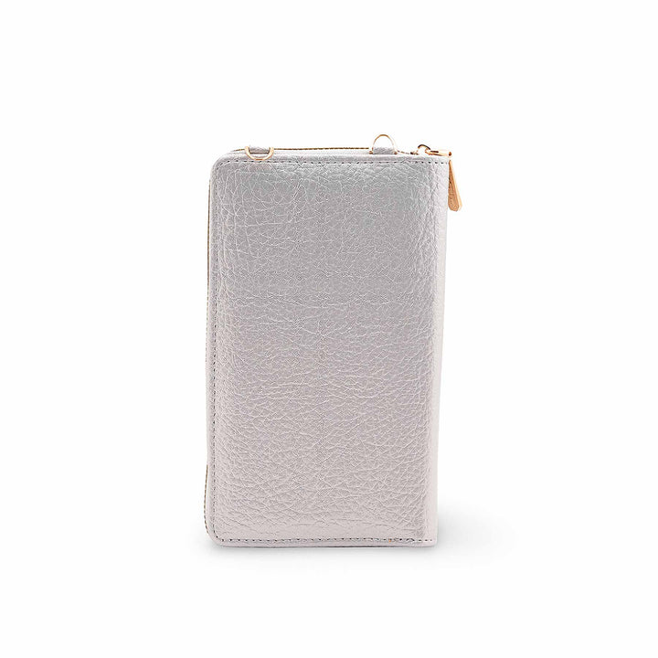 Silver Casual Pouch For Ladies P97700