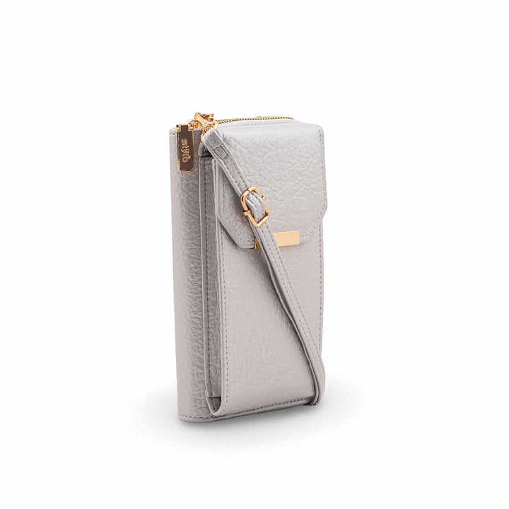 Silver Casual Pouch For Ladies P97700