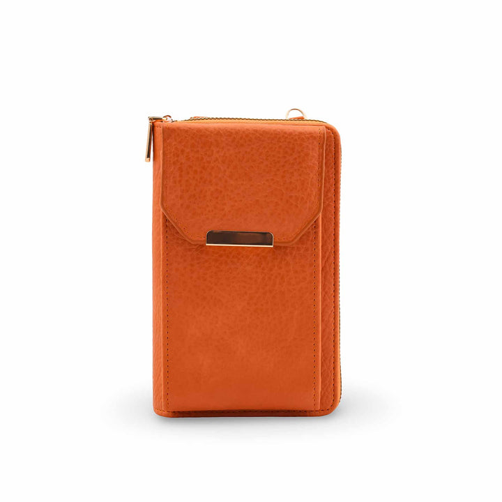 Peach Casual Pouch For Ladies P97700