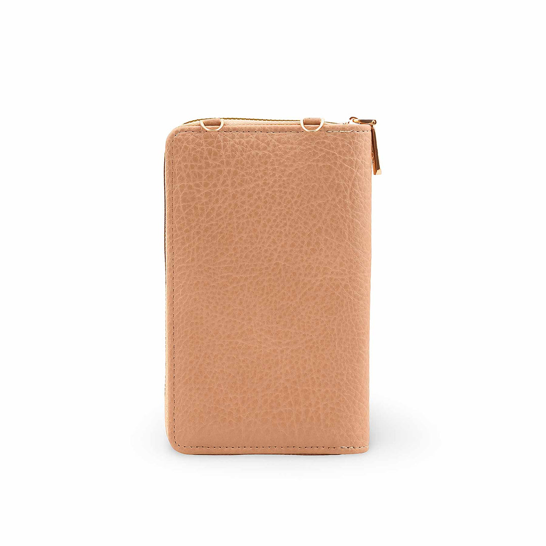 Beige Casual Pouch For Women P97701