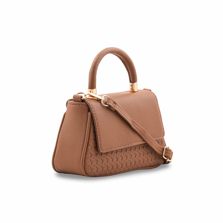 Brown Casual Pouch For Ladies P97703