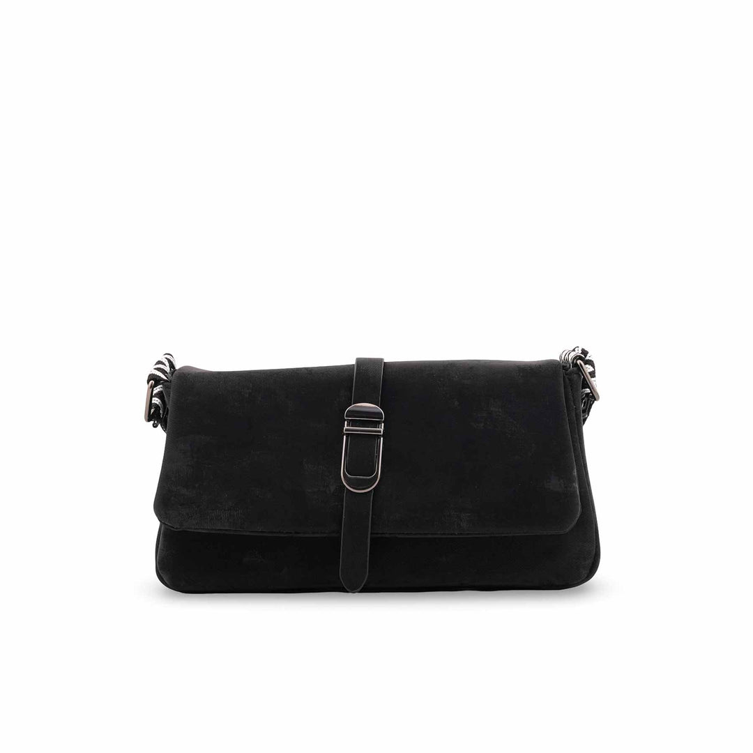 Black Casual Pouch For Women P97704
