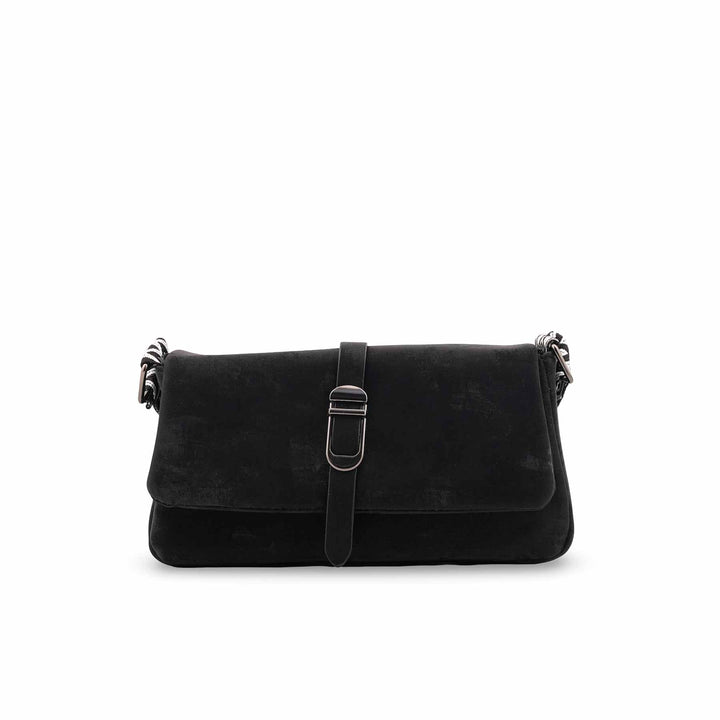 Black Casual Pouch For Women P97704