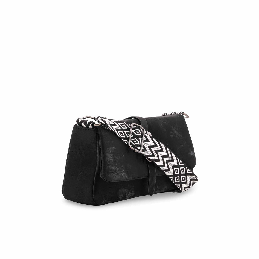 Black Casual Pouch For Women P97704