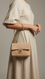 Beige Casual Pouch For Women P97708