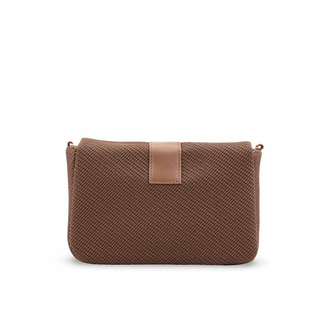 Brown Casual Pouch For Women P97709