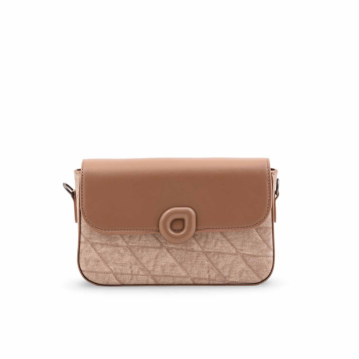 Brown Casual Pouch For Women P97711