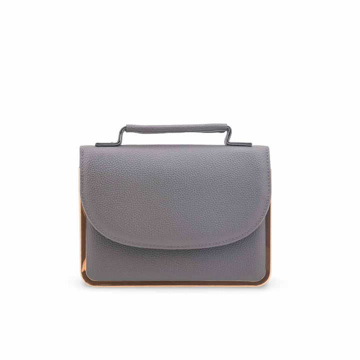 Grey Casual Pouch For Women P97718