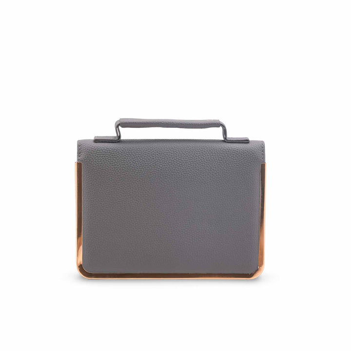 Grey Casual Pouch For Women P97718