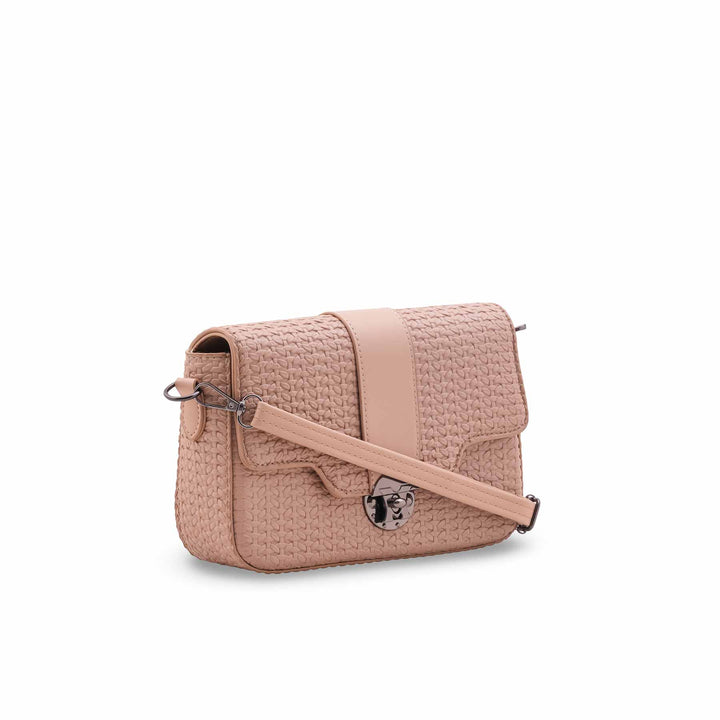 Beige Casual Pouch For Women P97726