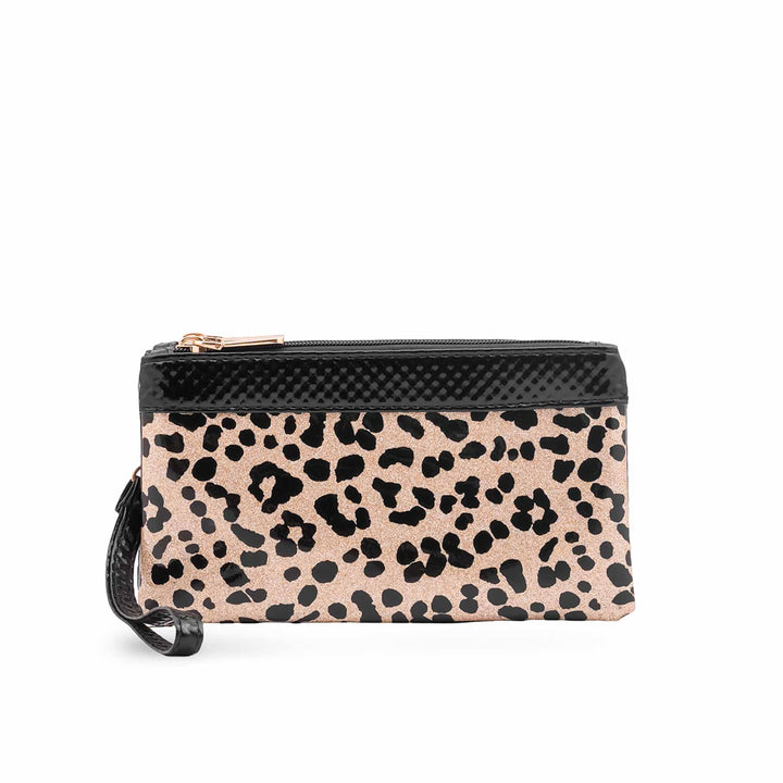 Golden Casual Pouch For Women P97742