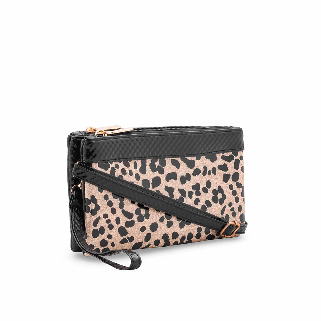 Golden Casual Pouch For Women P97742