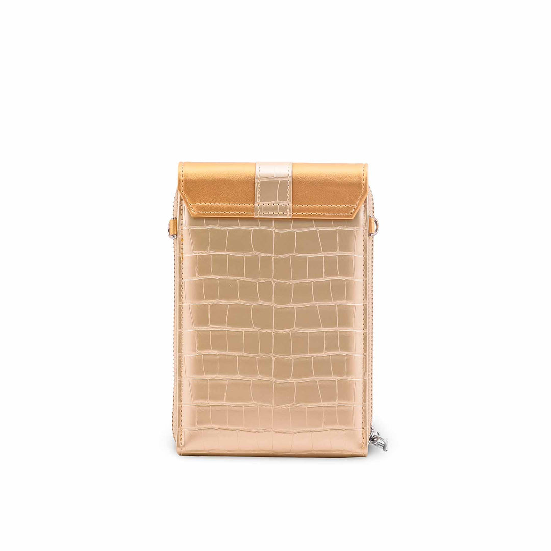Golden Casual Pouch For Women P97746