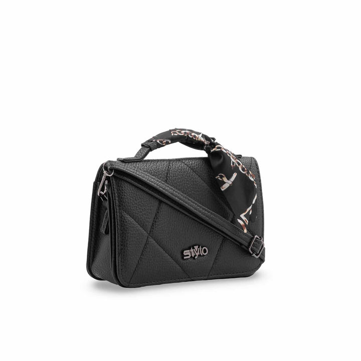 Black Casual Pouch For Women P97756