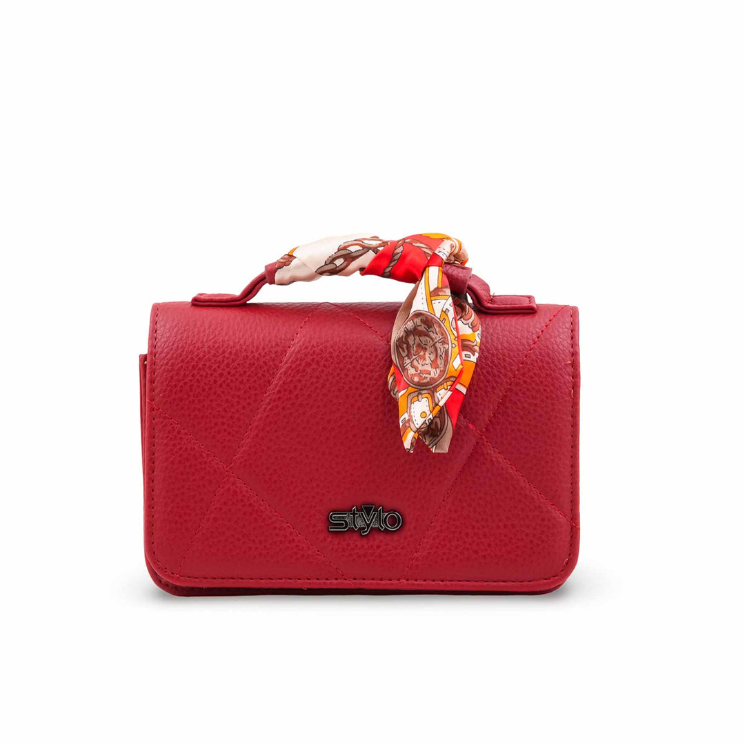 Maroon Casual Pouch For Women P97756