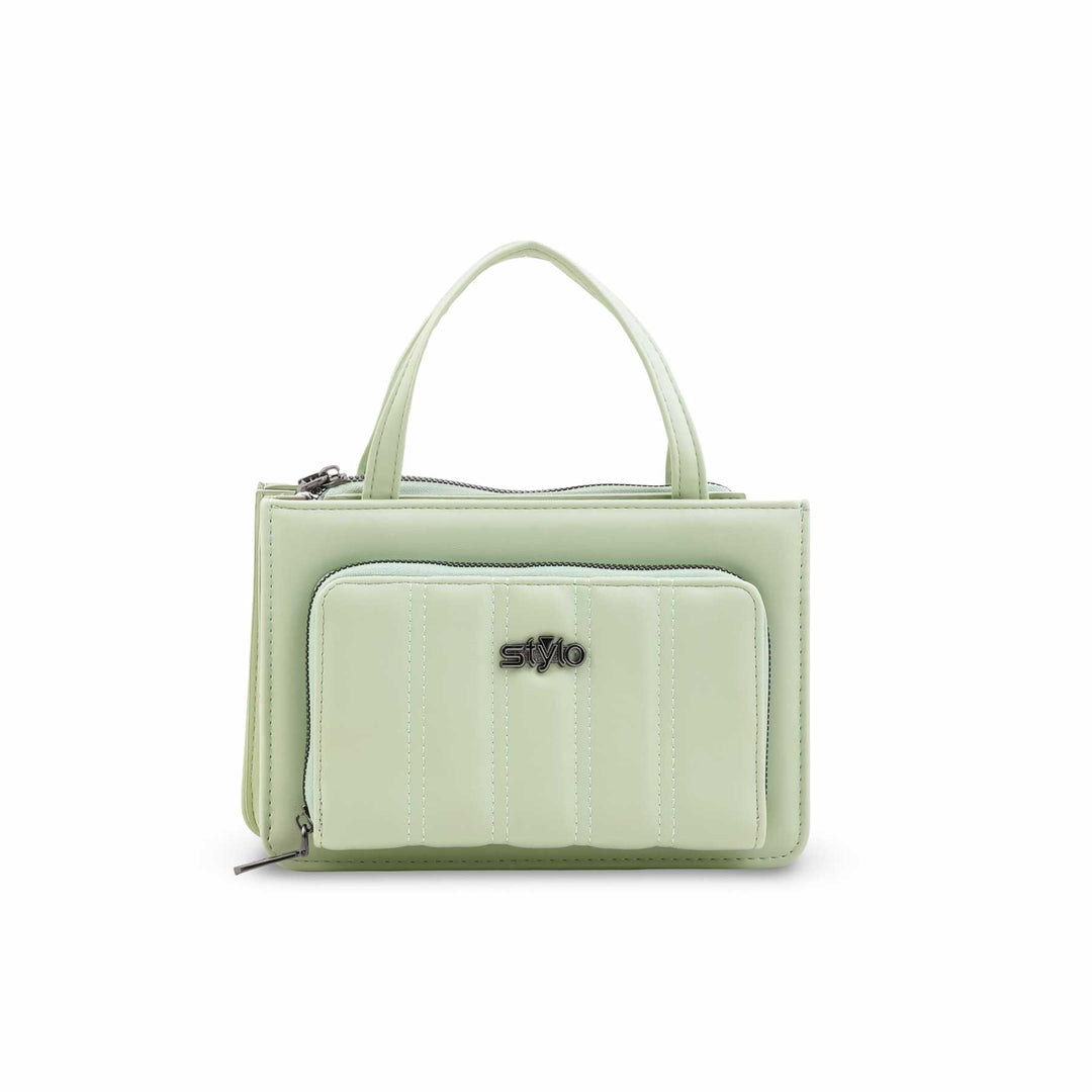 Green Casual Pouch For Women P97758