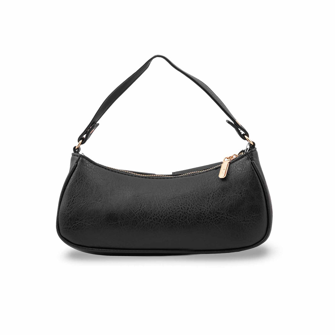 Black Casual Pouch For Ladies P97760