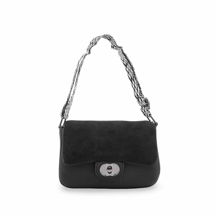 Black Casual Pouch For Women P97761