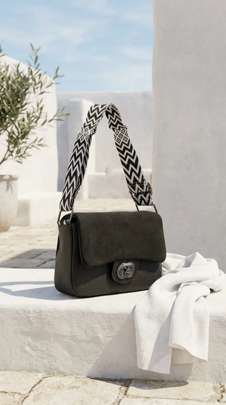 Black Casual Pouch For Women P97761