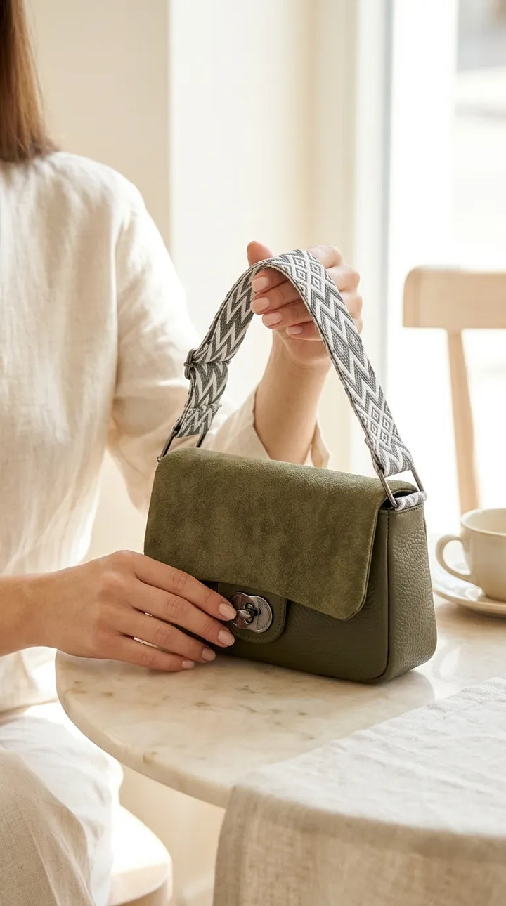 Green Casual Pouch For Women P97761