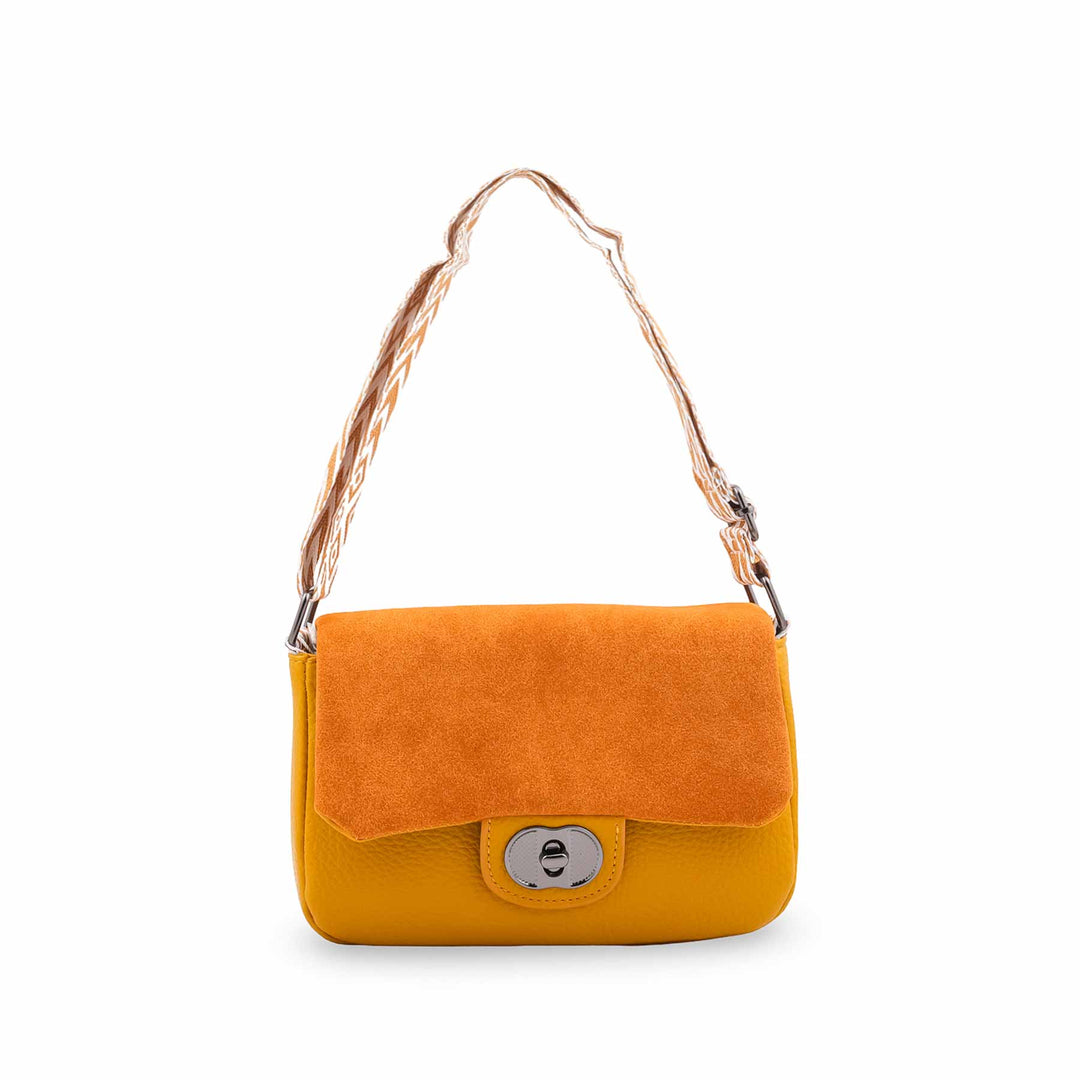 Yellow Casual Pouch For Women P97761