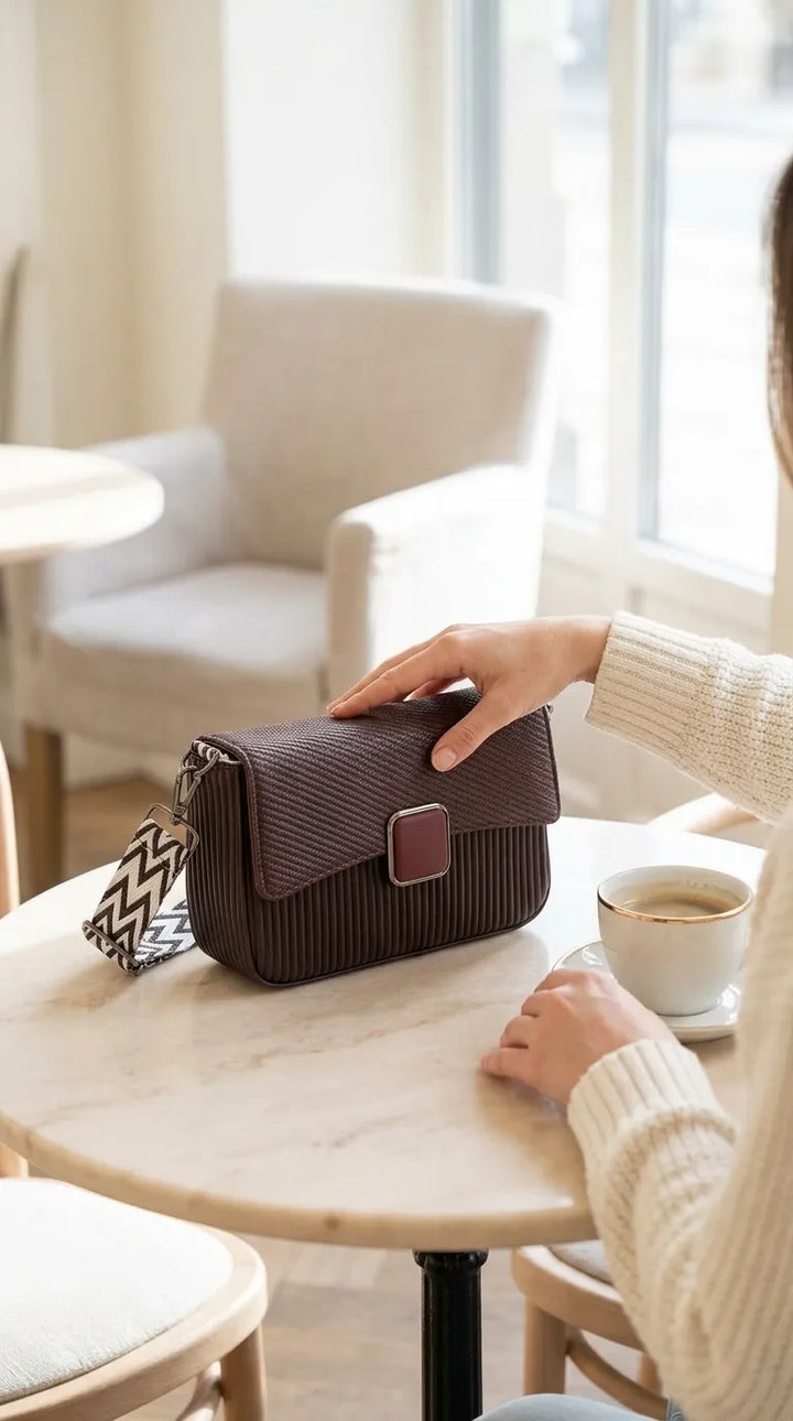 Coffee Casual Pouch For Women P97762