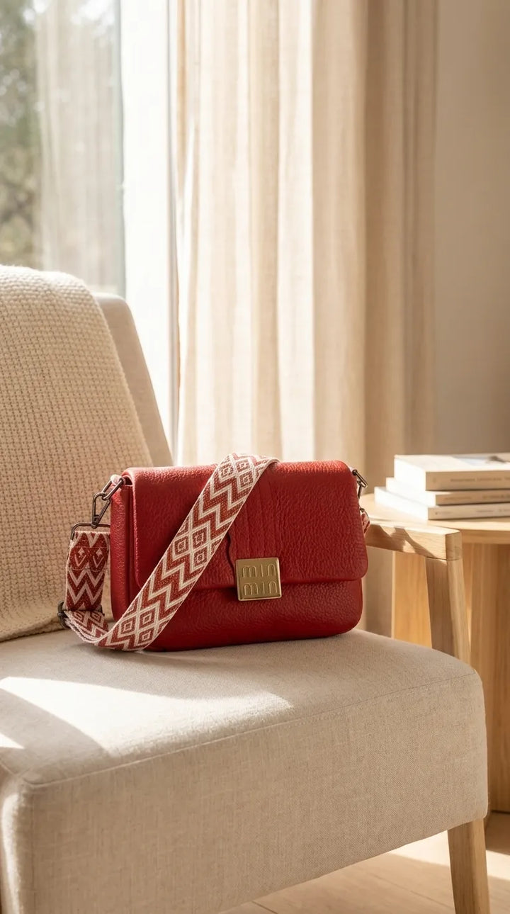 Maroon Casual Pouch For Women P97764