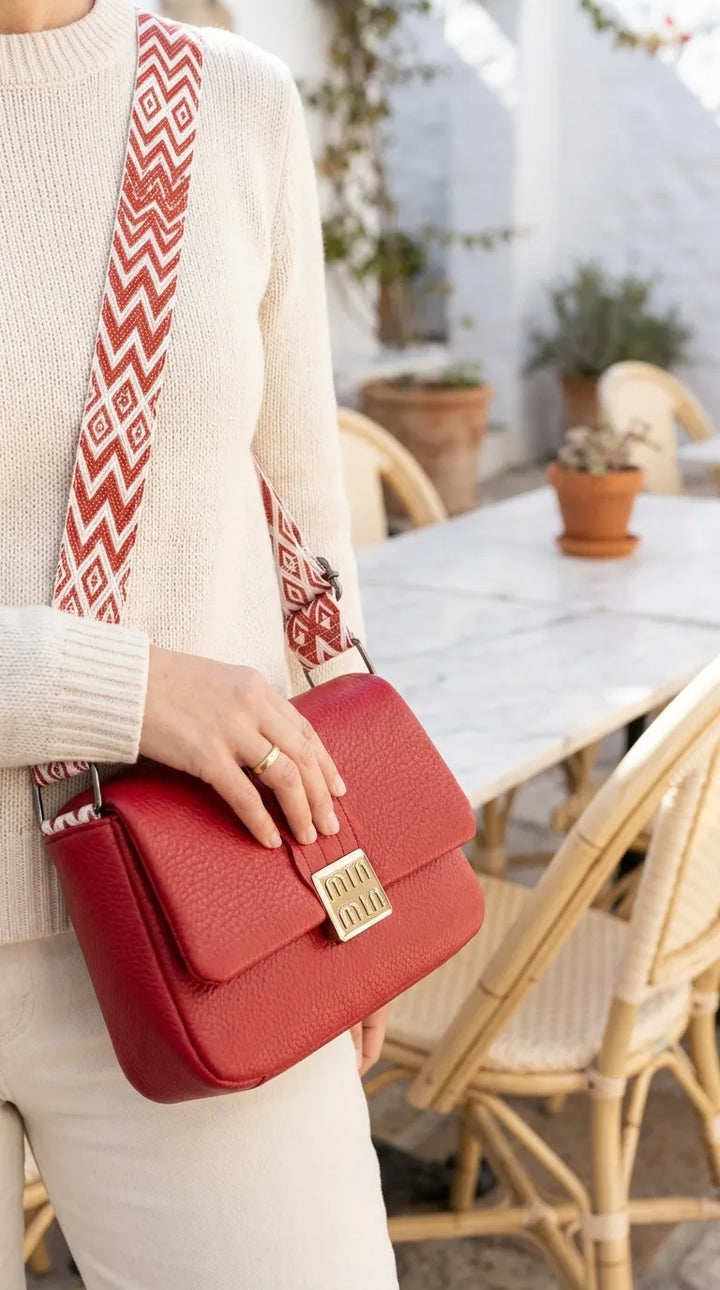 Maroon Casual Pouch For Women P97764