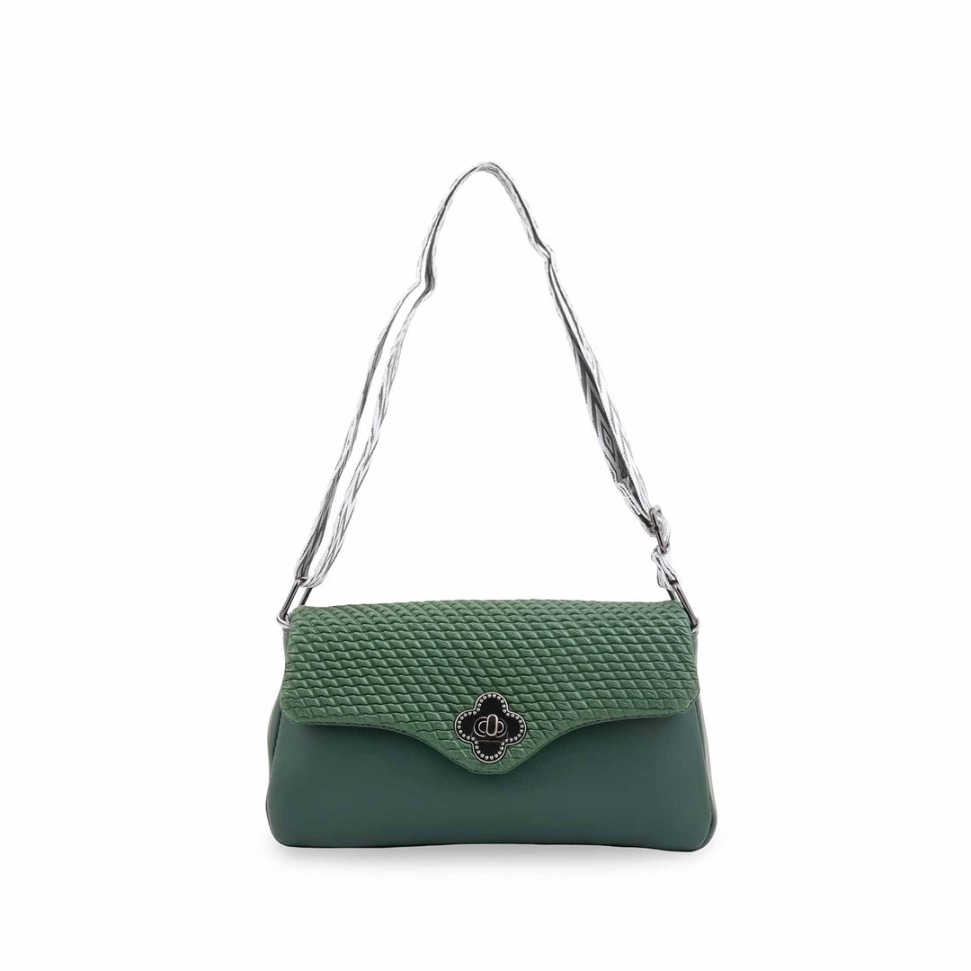 Green Casual Pouch For Women P97767