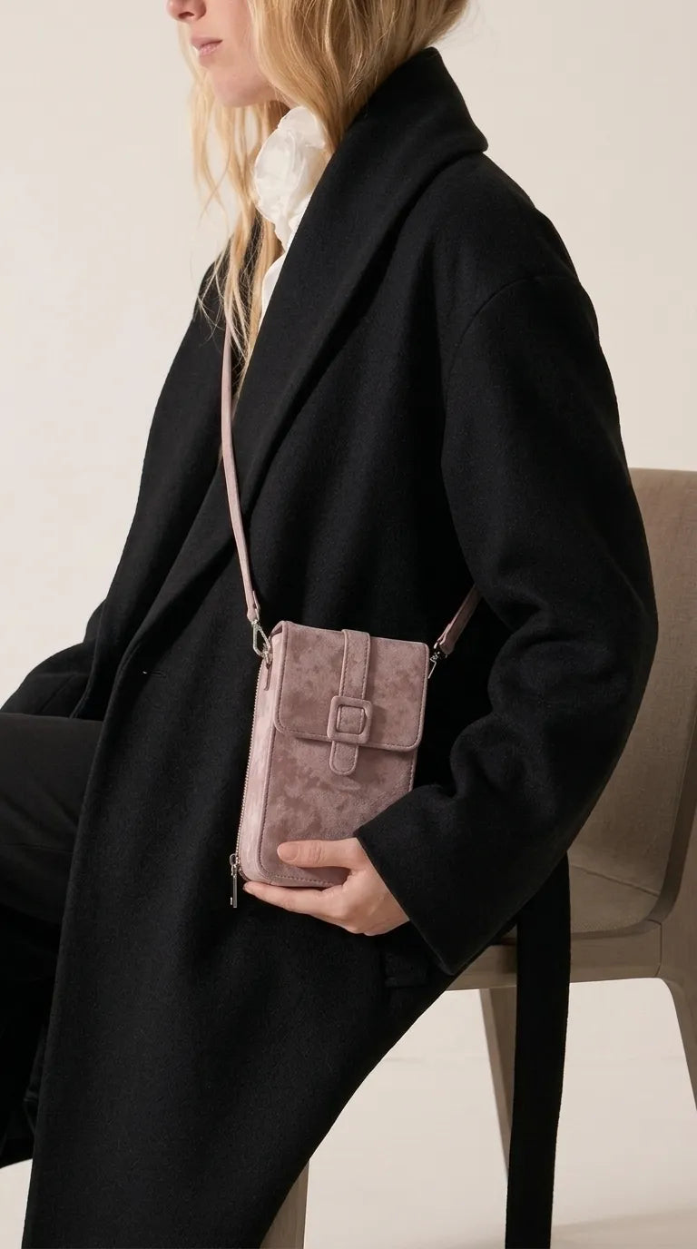 Pink Casual Pouch For Women P97782