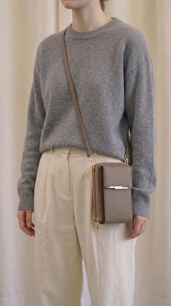 Khaki Casual Pouch For Women P97785