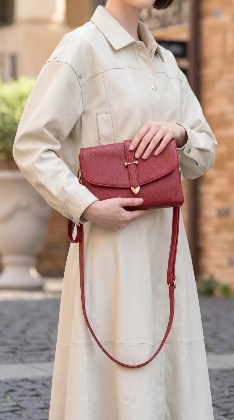 Maroon Formal Clutch For Women P97805