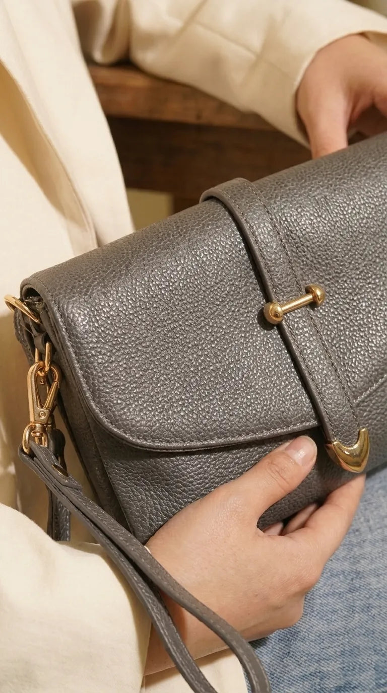 Silver Formal Clutch For Women P97805