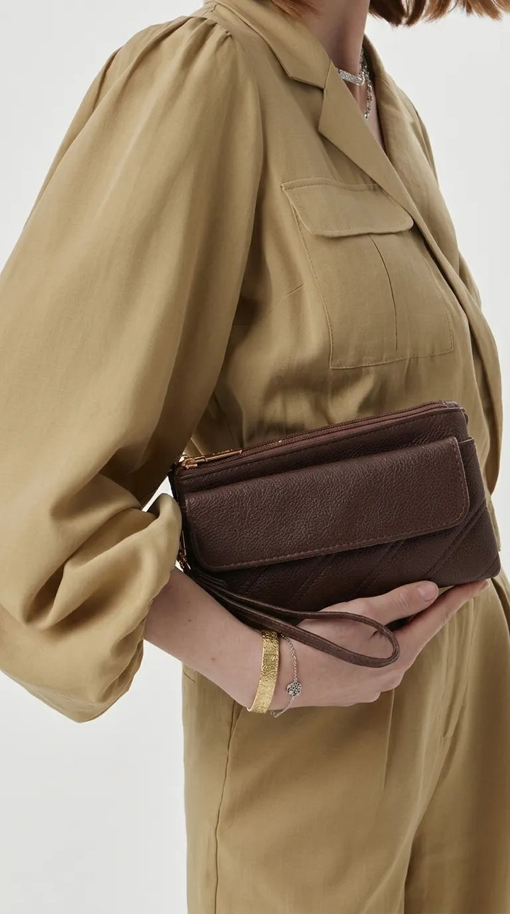 Coffee Casual Pouch For Women P97807
