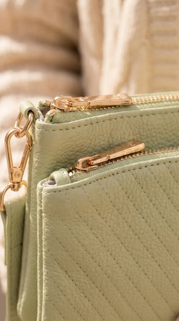 Green Casual Pouch For Women P97808