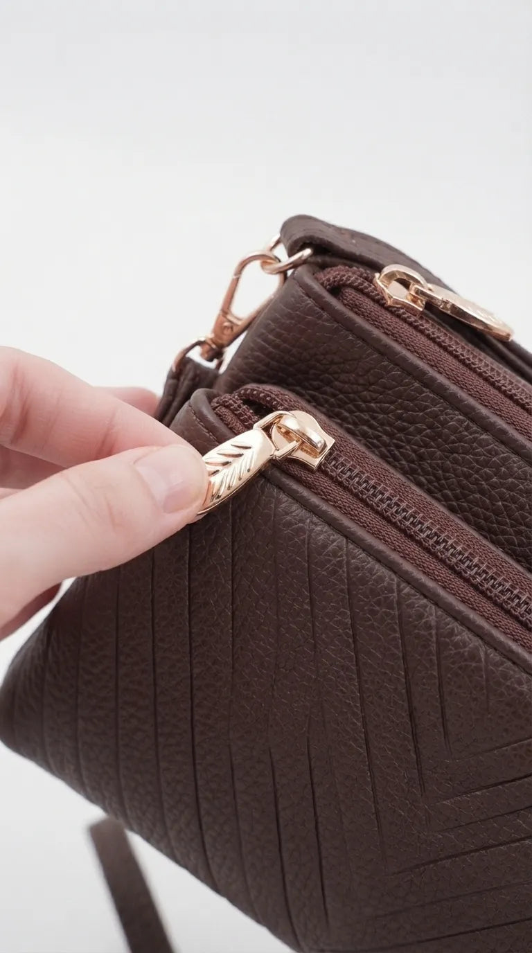Coffee Casual Pouch For Women P97808