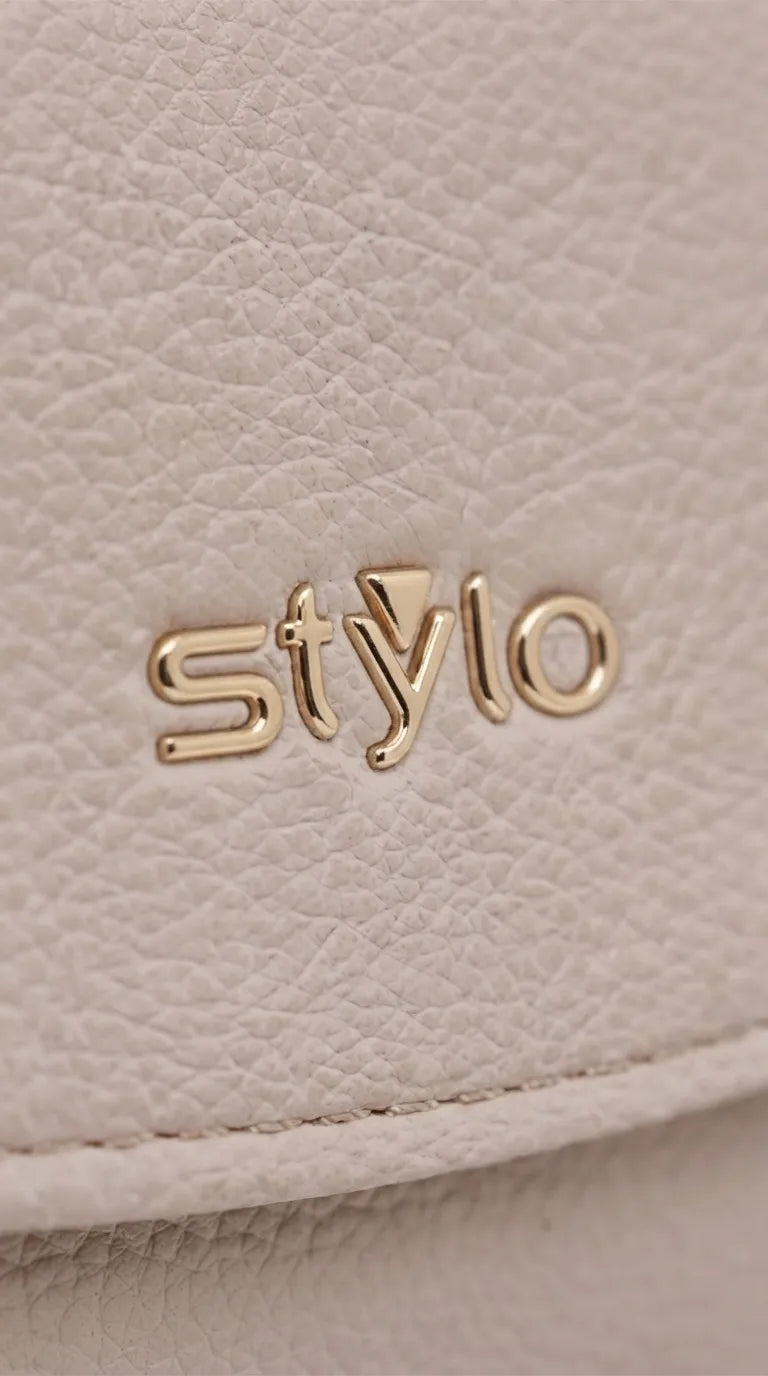 Beige Formal Clutch For Women P97811