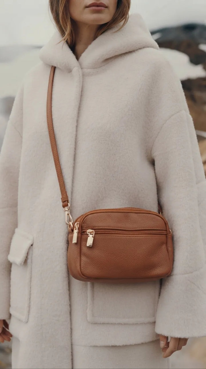 Brown Casual Pouch For Women P97812