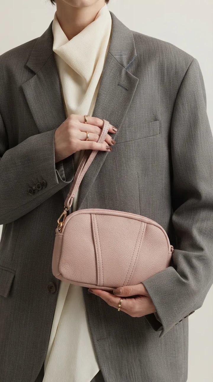 Pink Casual Pouch For Women P97814