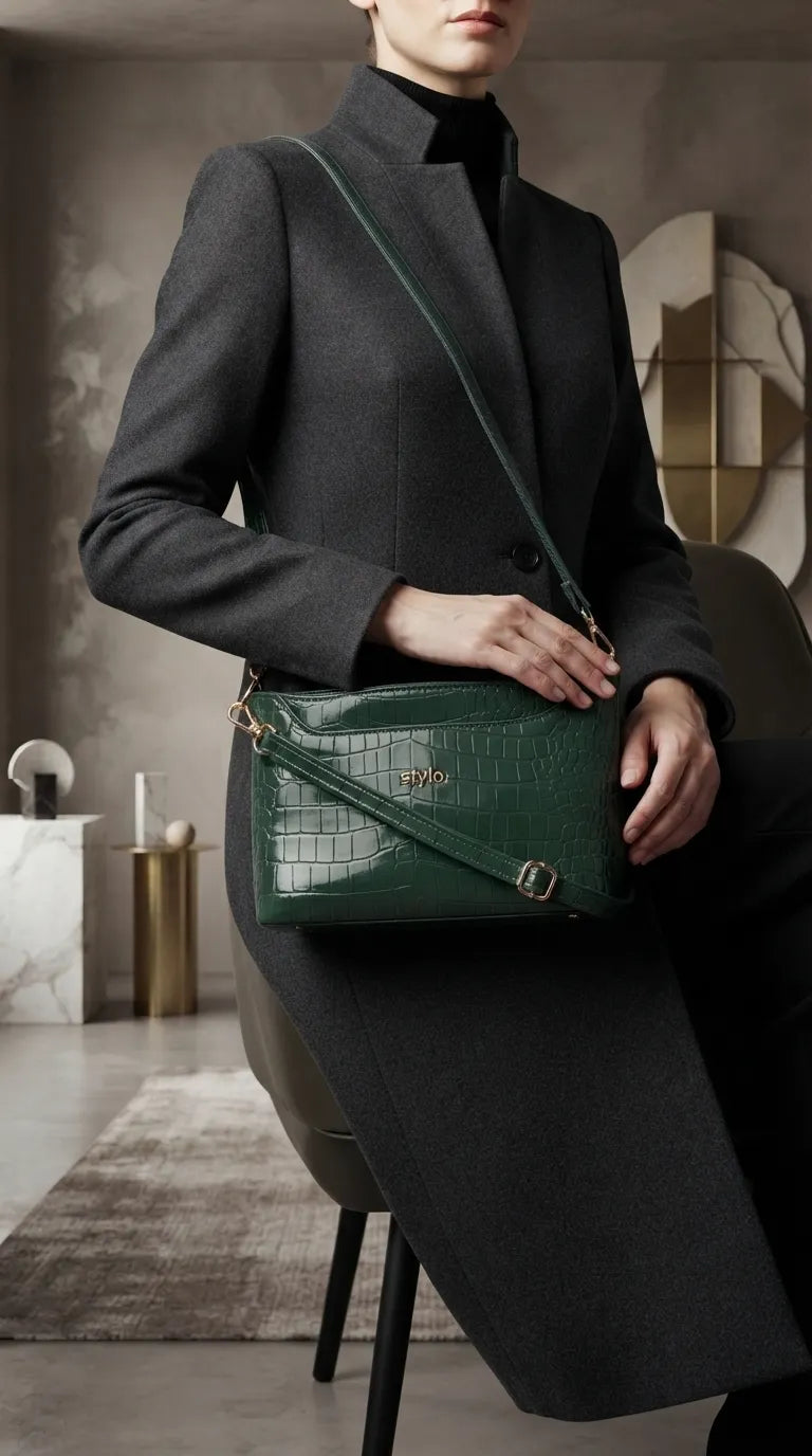 Green Formal Clutch For Women P97819